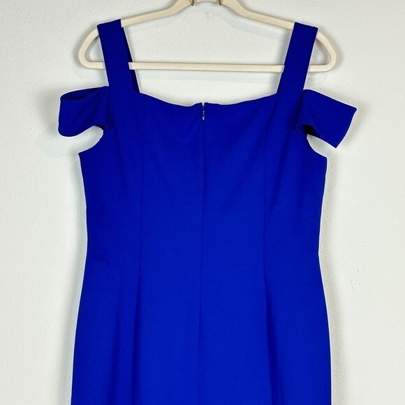 Eliza J Cobalt Blue Knee Length Dress 12 - Picture 4 of 10